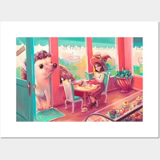 Bakery Hedgehog Posters and Art